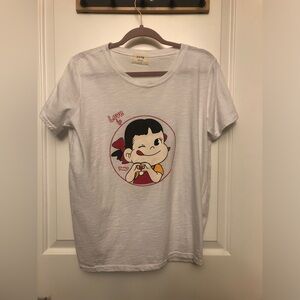 Peko Chan hand heart t shirt